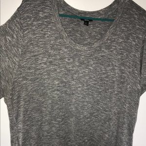 Gray Side Cut Top
